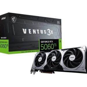 MSI GEFORCE RTX 5060 TI 8G VENTUS 3X OC GDDR7 128B DX12 PCIE 5.0 X16 (3XDP 1XHDMI)