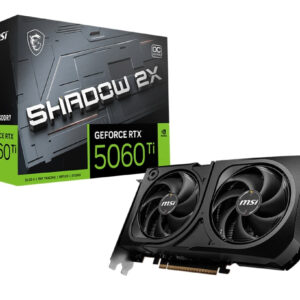 MSI GEFORCE RTX 5060 TI 16GB SHADOW 2X OC PLUS