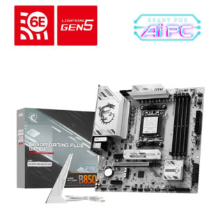 MSI B850M GAMING PLUS WIFI6E DDR5 AM5 8200MHZ(OC) HDMI DP 2X M.2 USB 10GBS 2.5G LAN WI-FI 6E MATX