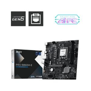 MSI PRO B860M-E DDR5 6400MHz(OC) 1851P mATX