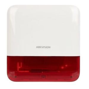 HIKVISION DS-PS1-E-WE HARİCİ TİP KABLOSUZ ALARM SİRENİ (KIRMIZI)