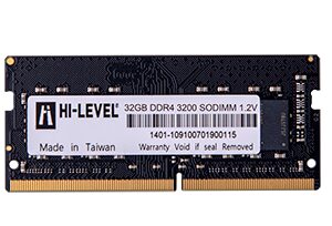 32GB DDR4 3200Mhz SODIMM 1.2V HLV-SOPC25600D4/32G HI-LEVEL