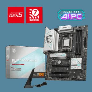 MSI B850 GAMING PLUS WIFI AM5 DDR5 8200MHZ(OC) DP 3x M.2 USB 10Gbs 5G LAN WI-FI 7 ATX