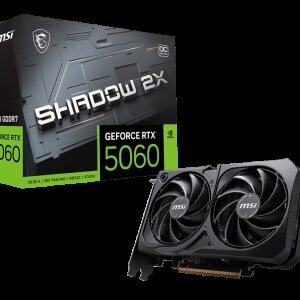 MSI VGA GEFORCE RTX 5060 TI 8G SHADOW 2X OC PLUS RTX5060 TI 8GB GDDR7 128B DX12 PCIE 5.0 X16 (3XDP 1XHDMI)