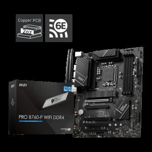 MSI PRO B760-P WIFI DDR4 5333MHZ(OC) DDR4 HDMI DP M.2 1700p