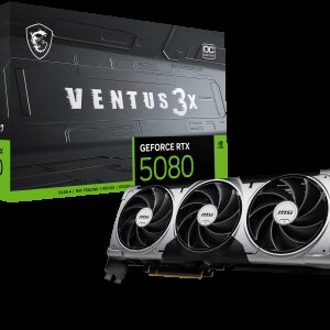MSI VGA GEFORCE RTX 5080 16G VENTUS 3X OC RTX5080 16GB GDRR7 256 B DX12 PCIE 5.0 X16 (3XDP 1XHDMI)